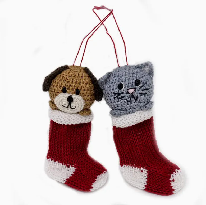 Crochet Dog Ornament