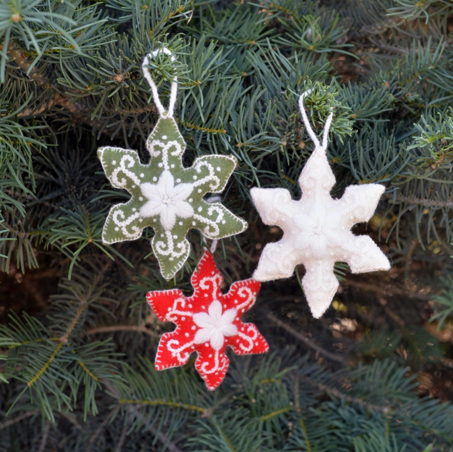 Snowflake Ornament Gray