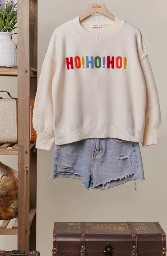 Ho Ho/Merry Xmas Sweater