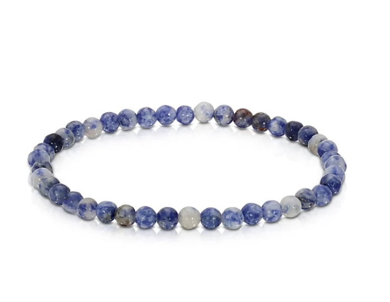 Denim Sodalite Mini Gemstone Bracelet
