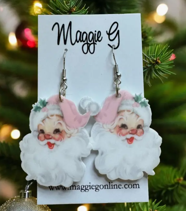 Santa Earrings
