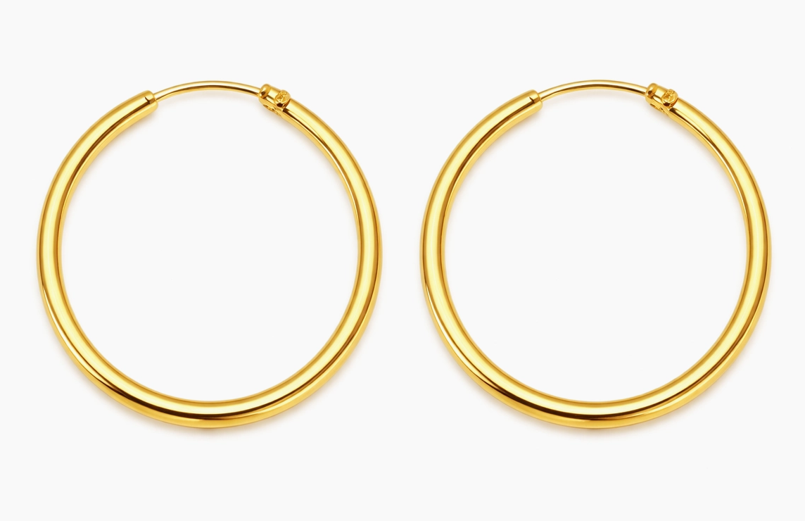 16mm Classic Endless Hoops 14K GP