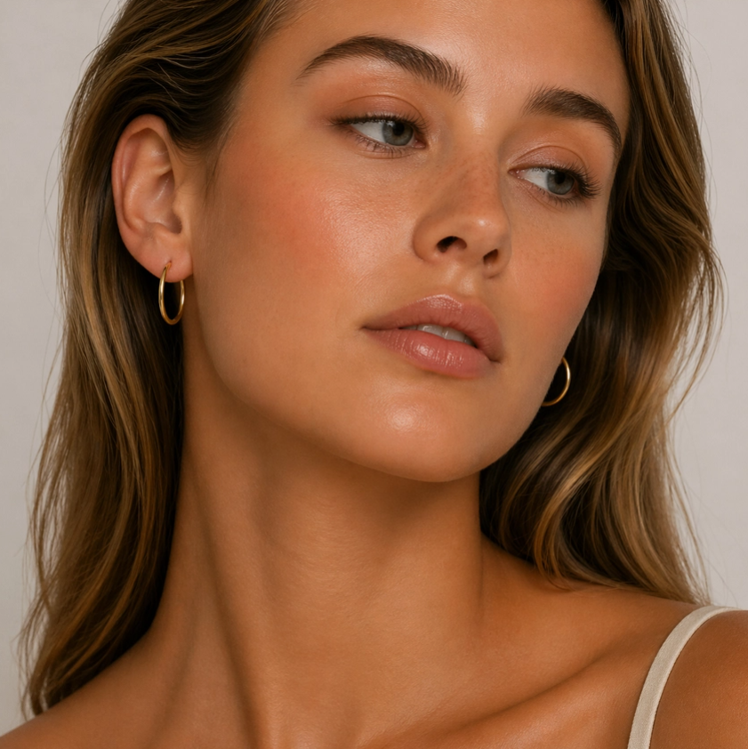 16mm Classic Endless Hoops 14K GP