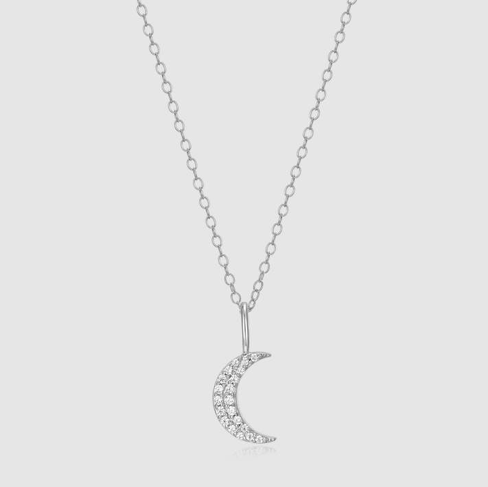 Crescent Pendant Necklace