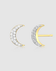 Crescent Stud Earrings