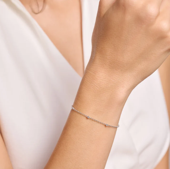 Bezel Station Bolo Bracelet