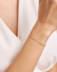 Bezel Station Bolo Bracelet