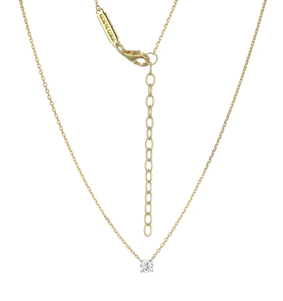Solitaire Lab-Created Diamond Necklace