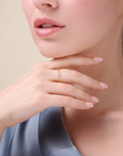 Lab-Created Diamond Line Stackable Ring