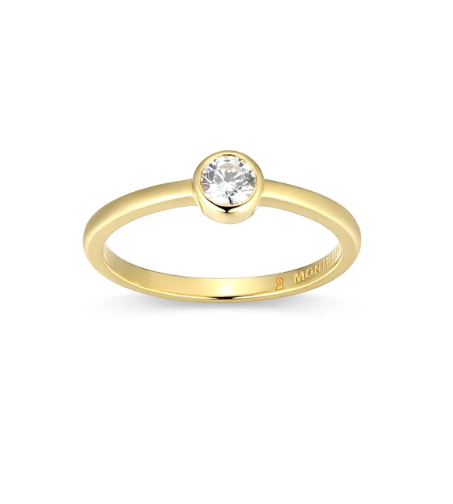 Bezel Promise Ring