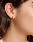 Petite Double Row Hoop Earrings