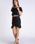 Kiki Crop Top - Black