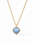 Honeybee Solitaire Necklace - Blue