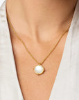 Honeybee Solitaire Necklace - Crystal