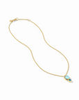 Aquitaine Delicate Necklace - Capri Blue