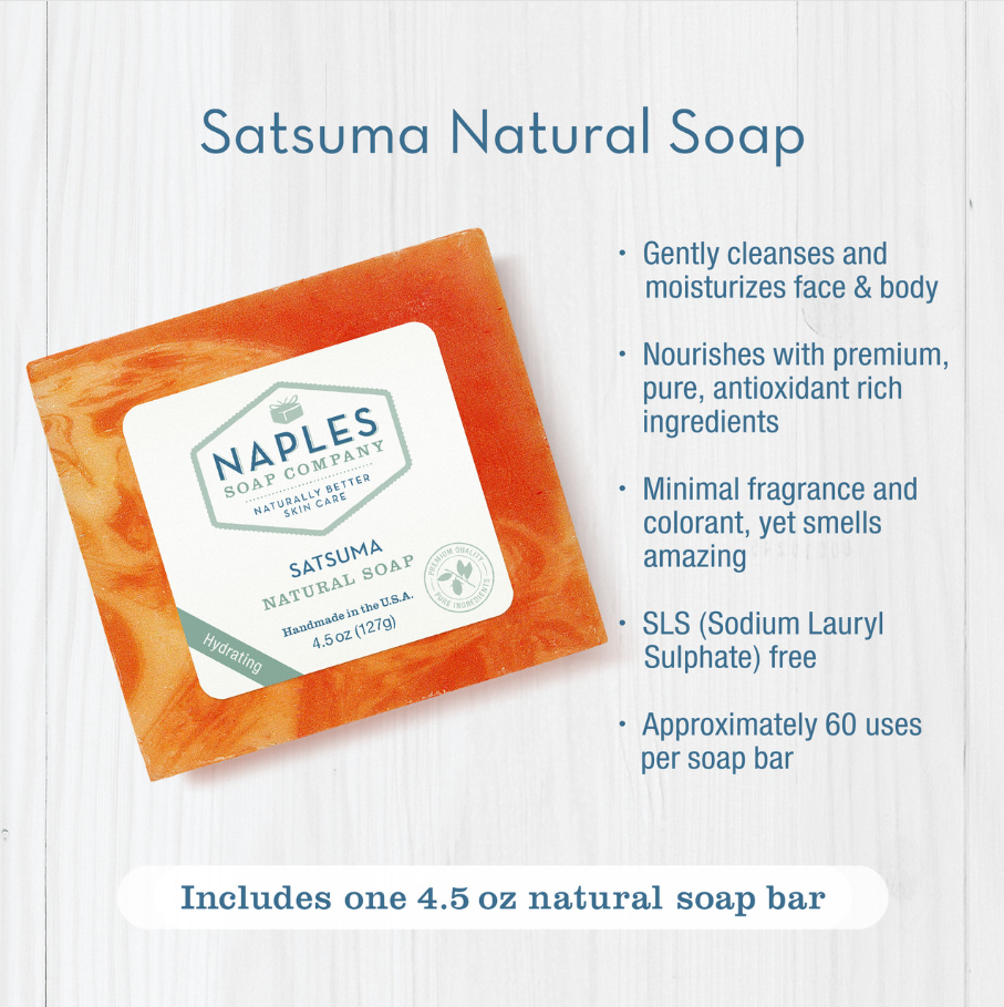 Natural Soap Bar - Satsuma