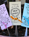 Newborn Seed Paper + Garden Marker