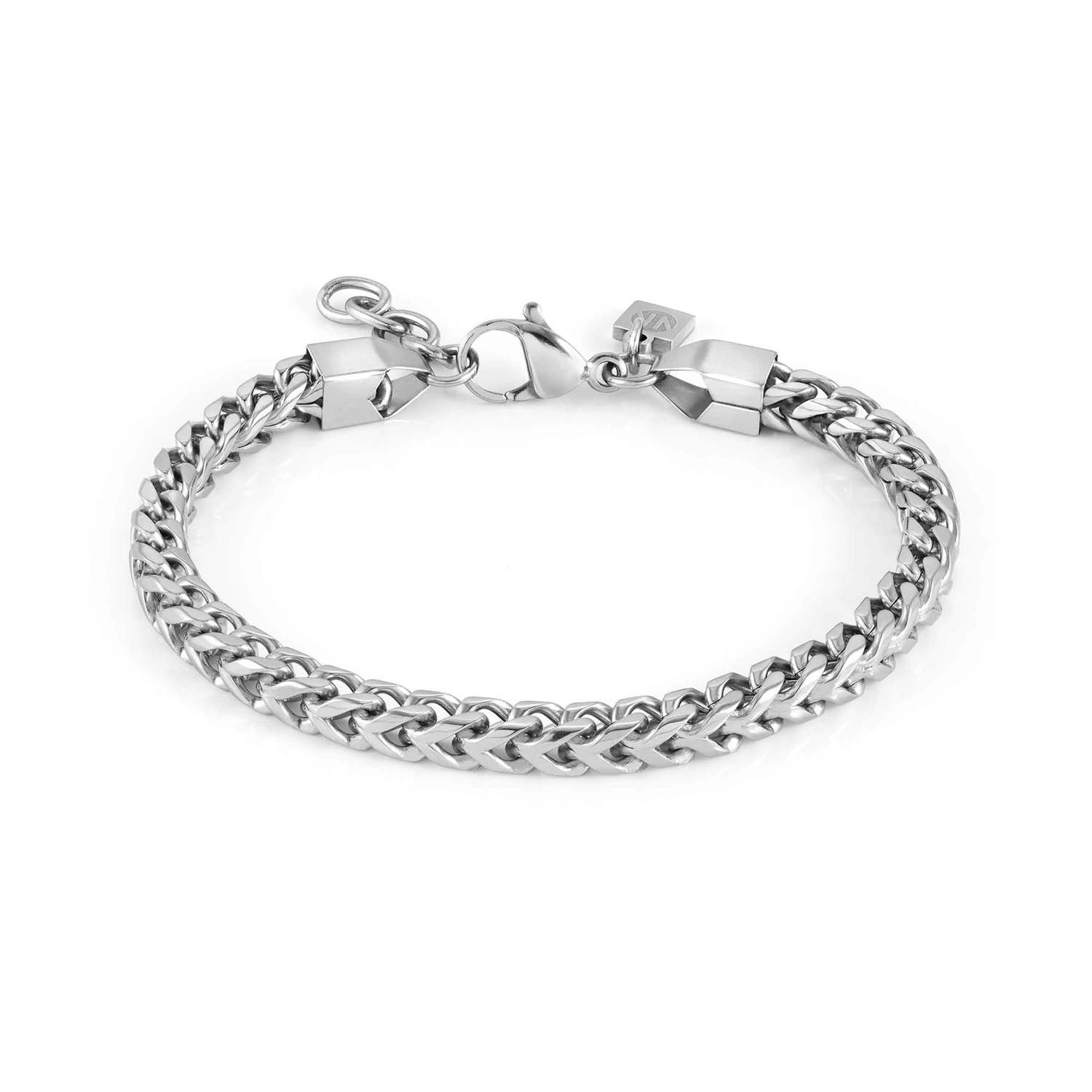 B-YOND Mens Bracelet - Steel Fishbone