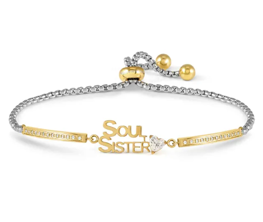 Milleluci Soul Sister Gold CZ Bracelet