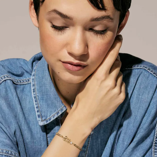 Milleluci Soul Sister Gold CZ Bracelet