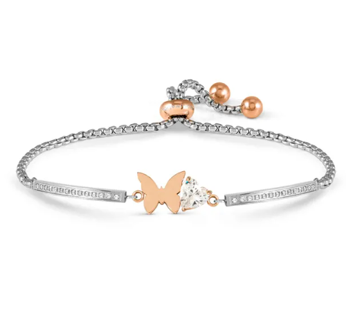 Milleluci CZ Heart &amp; Butterfly RG