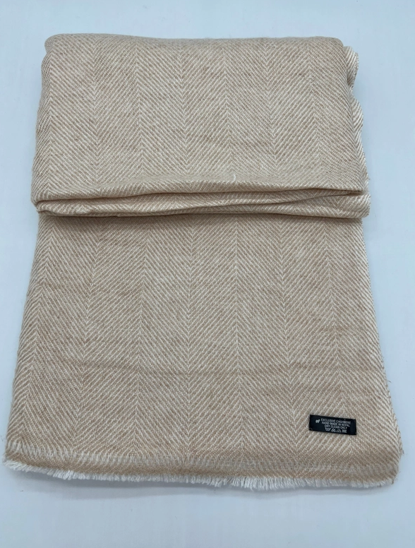 Cashmere Blanket - Heavy Bone