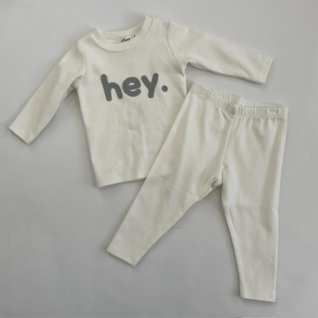 Hey. Long Sleeve &amp; Pant Set