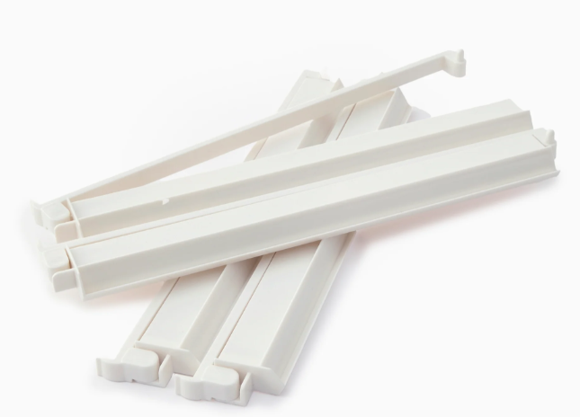 White Acrylic Rack & Pusher Set