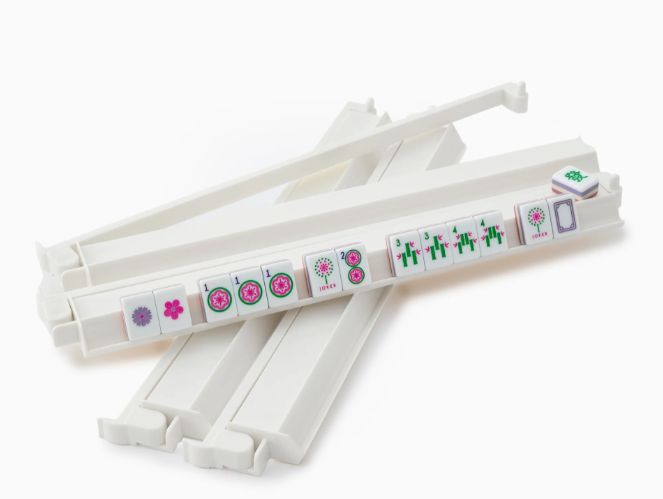 White Acrylic Rack & Pusher Set