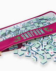 Magenta Pagoda Mahjong Bag