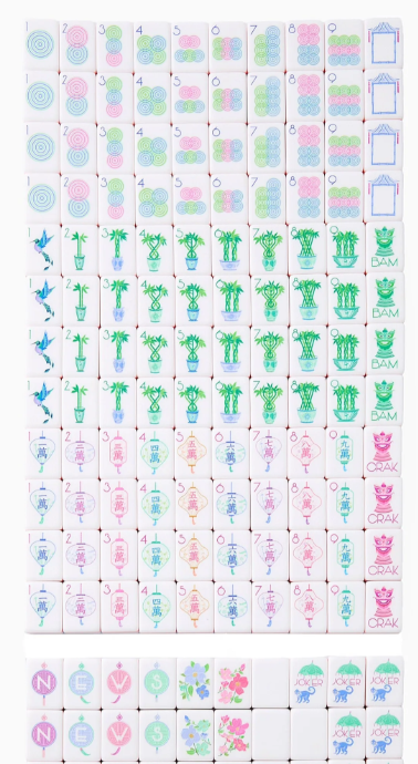 Luminaire Mahjong Tiles