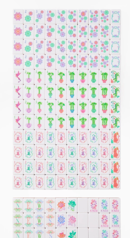 Pearlescent Mahjong Tiles