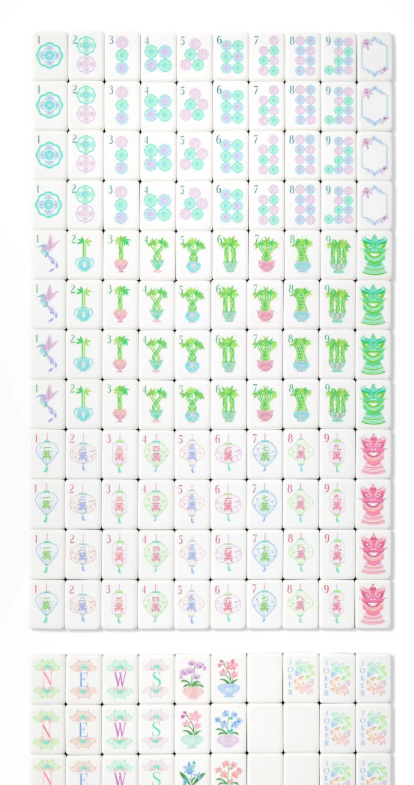 Moonlight Mahjong Tiles