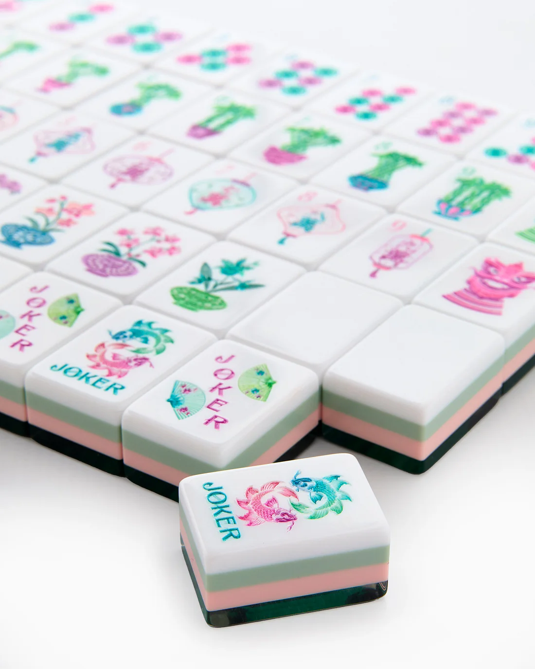 Emerald Mahjong Tiles