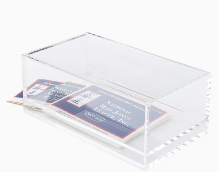 Mahjong Acrylic Box - Clear