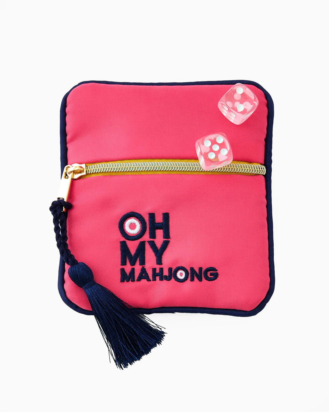 Pink Coin &amp; Dice Bag