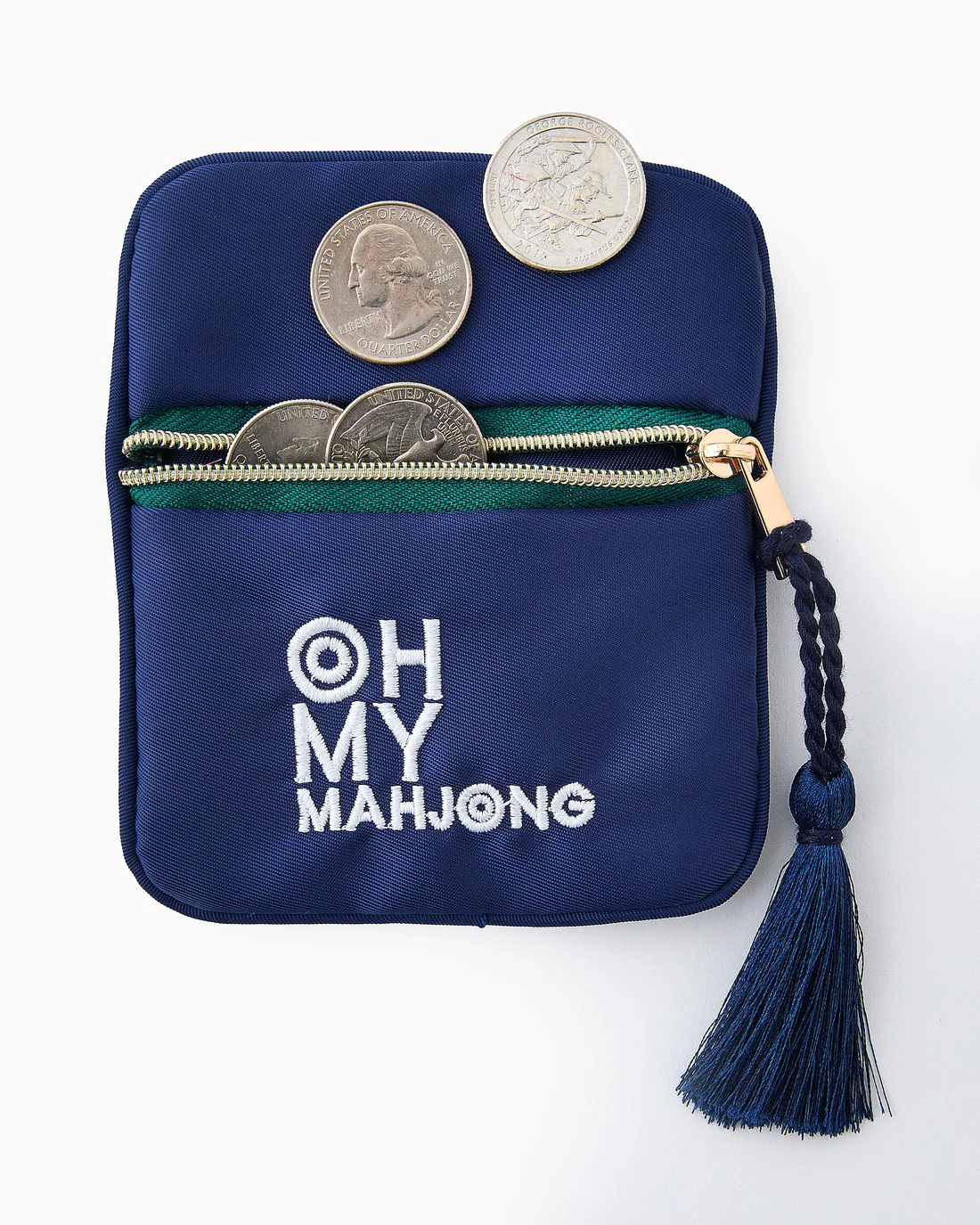 Blue Coin &amp; Dice Bag