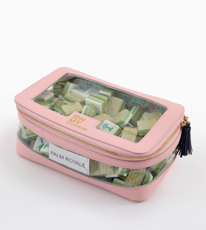 Light Pink Tile Storage Bag