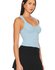 Love Letter Sweetheart Cami - Air Blue