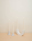 U-Shaped Candle Holder - Speckled