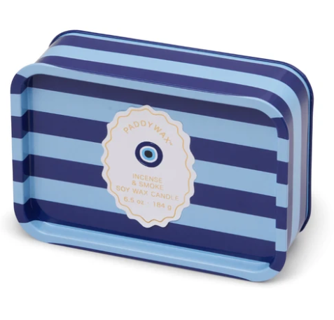 6.5 oz Tin Candle - Incense &amp; Smoke