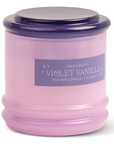 Violet Vanilla Stacked 7OZ Candle