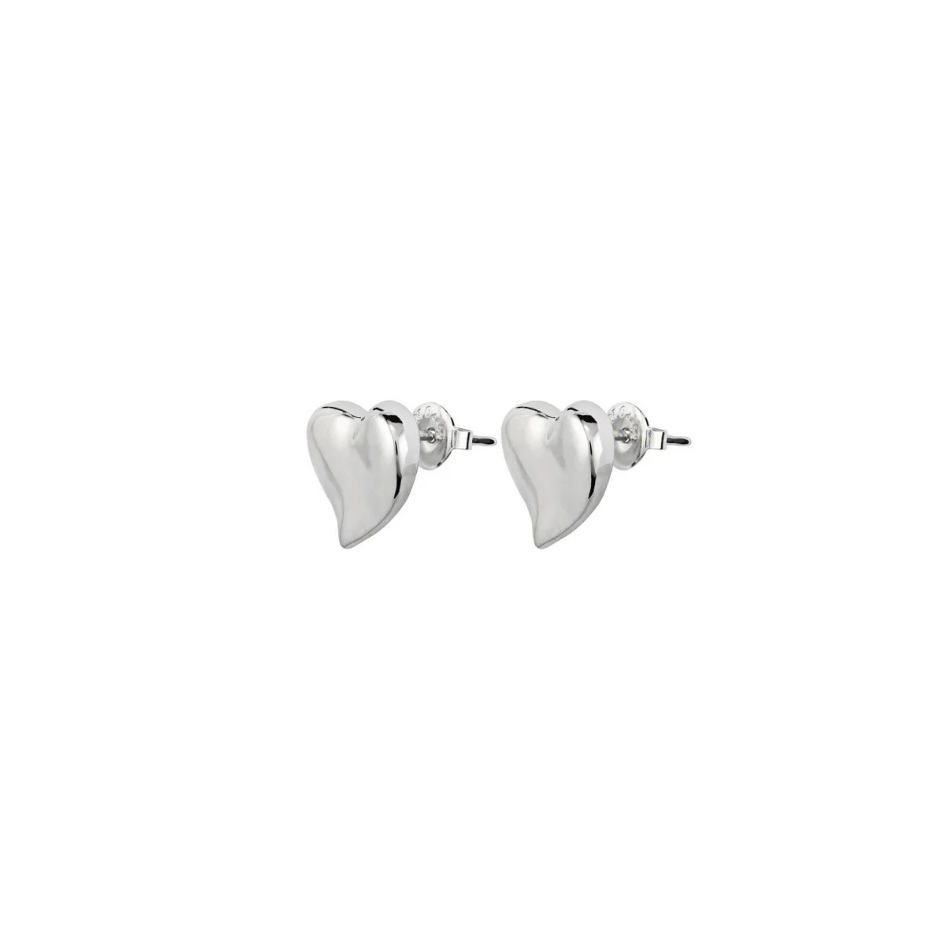 UNO Heart Stud Earrings