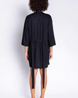 Black Reloved Lounge Robe