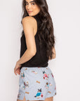 Puppy Short Flannel Sky Blue