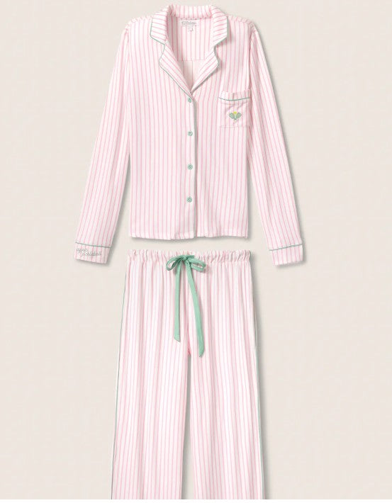 Happiest On the Court Striped PJ Set