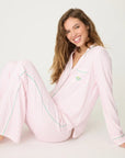 Happiest On the Court Striped PJ Set