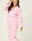 Candy Cane Flannel PJ Set