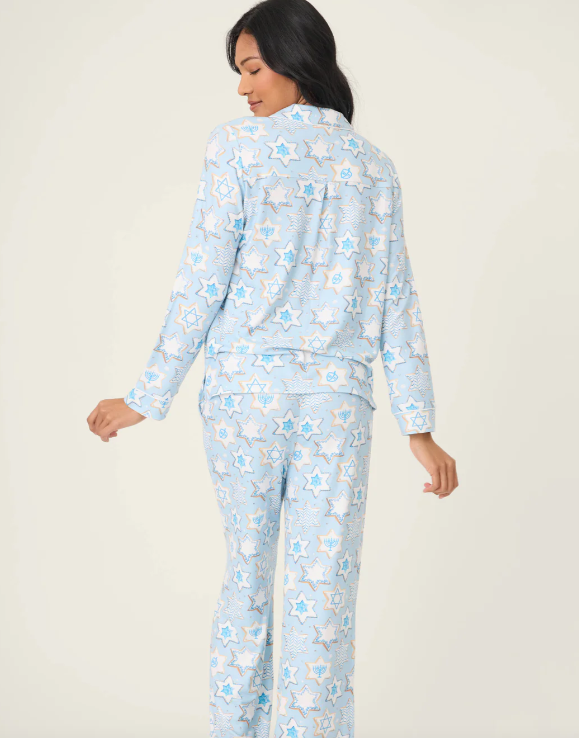You Had Me At Shalom Cookie Print PJ Set