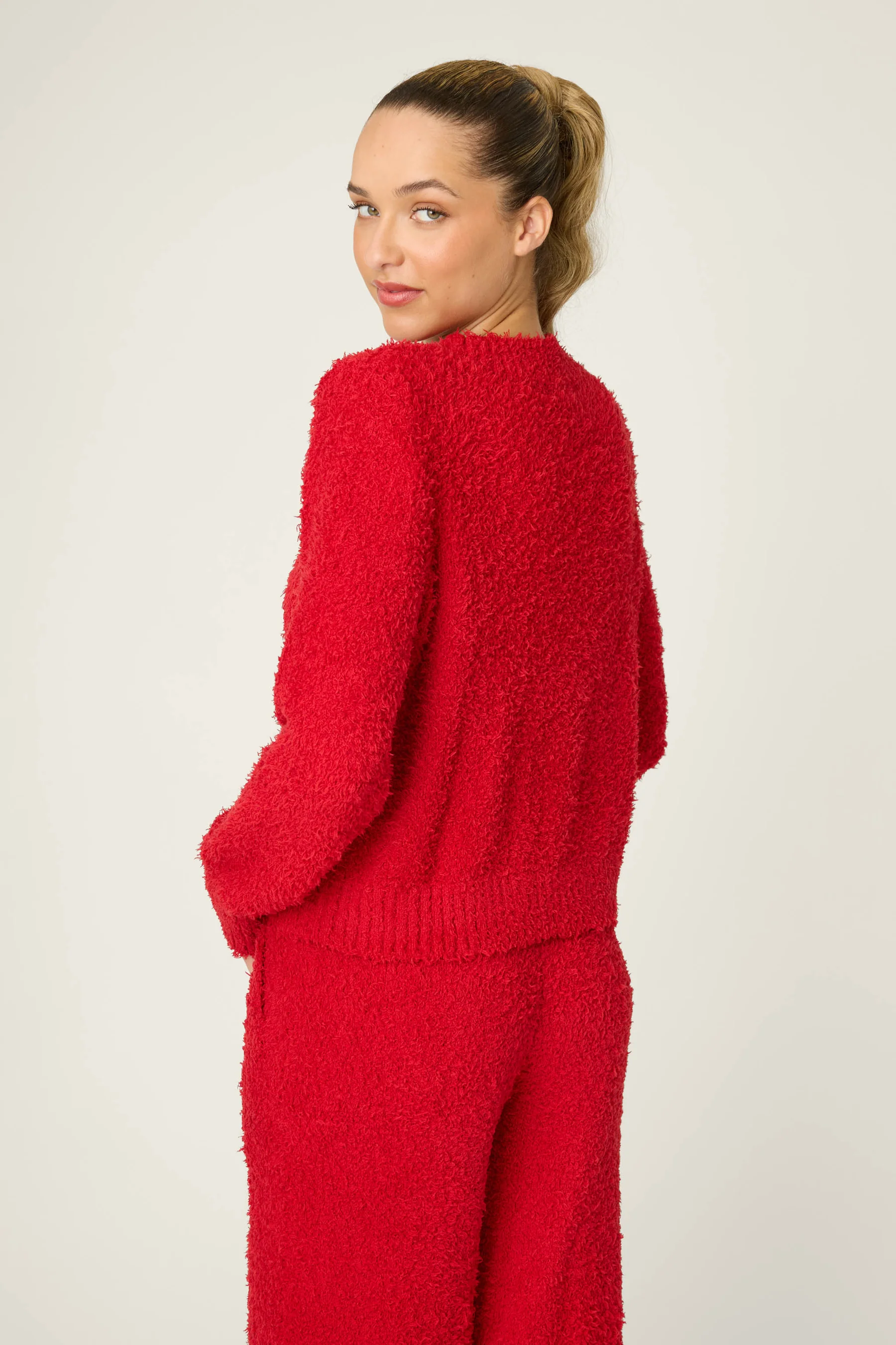 Bundle Up Sweater Red